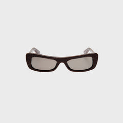 Jacquemus Capri Sunglasses - Brown Croc | Kith Brown Croc