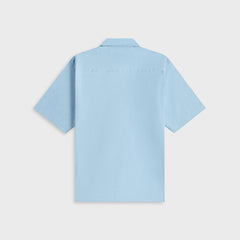Auralee Washed Finx Typewriter Open Collar Shirt - Light Blue | Kith Light Blue