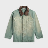 Auralee Organic Cotton Duck Blouson - Ash Green | Kith Ash Green
