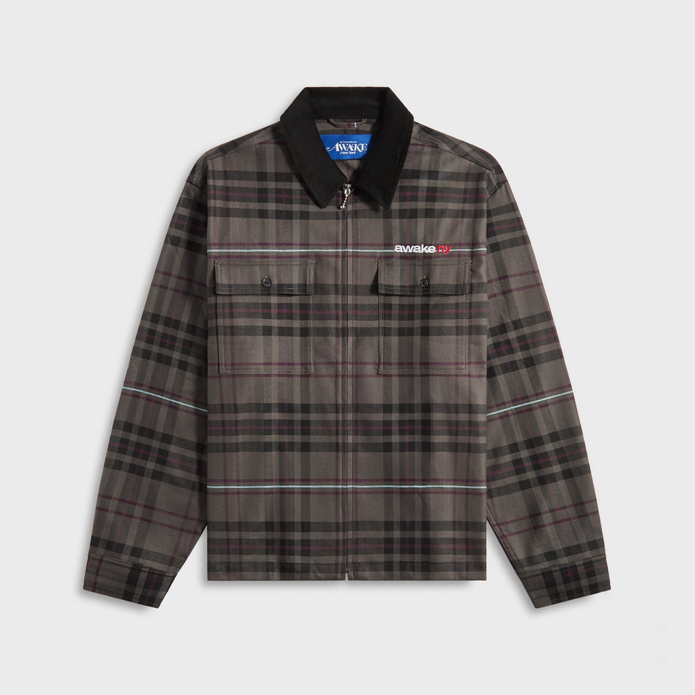 Awake NY Plaid Flannel Shirt - Brown | Kith Brown