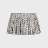 Floriane Gingham Mini Skirt with Shorts - Black / White | Kith Black / White