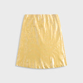 Isabelle Sequin Midi Skirt - Honey Butter | Kith Honey Butter