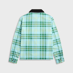 Awake NY Plaid Flannel Shirt - Turquoise | Kith Turquoise