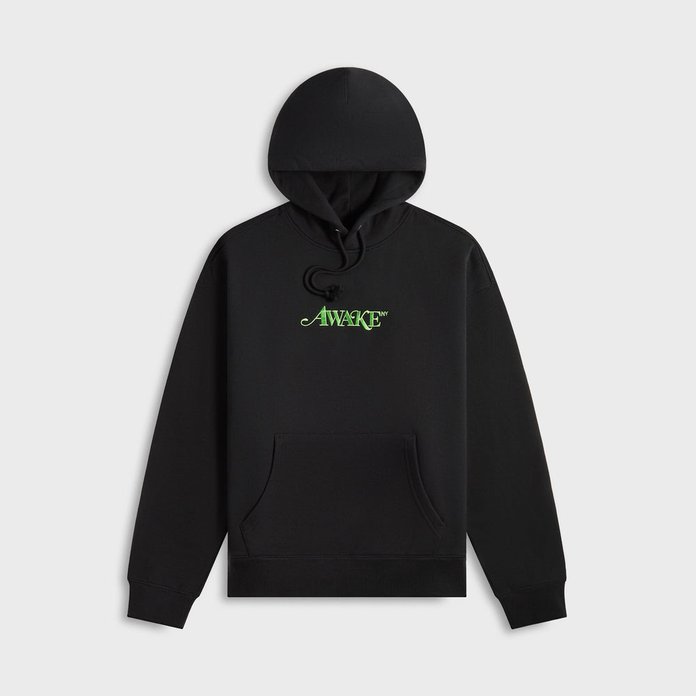Awake NY Classic Logo Hoodie - Black | Kith Black