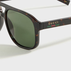 Gucci Aviator Sunglasses - Tortoise | Kith Tortoise