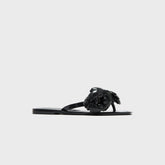 Coperni Silicone Flower Flat Sandals - Black | Kith Black