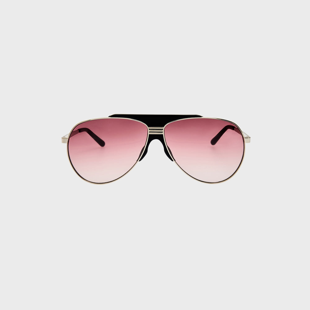 The Attico Aviator Sunglasses - Silver | Kith Silver