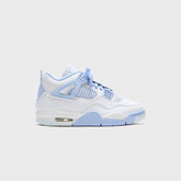 Jordan WMNS Air Jordan 4 Retro - White / Aluminum / Blue Tint / Oil Gr | Kith White / Aluminum / Blue Tint / Oil Green