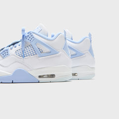Jordan WMNS Air Jordan 4 Retro - White / Aluminum / Blue Tint / Oil Gr | Kith White / Aluminum / Blue Tint / Oil Green