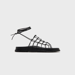 Rick Owens Web Granola Sandali - Pelle Black | Kith Pelle Black