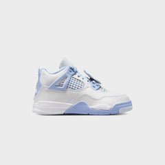 Jordan PS Air Jordan 4 Retro - White / Aluminum / Blue Tint / Oil Gree | Kith White / Aluminum / Blue Tint / Oil Green