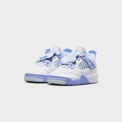 Jordan TD Air Jordan 4 Retro - White / Aluminum / Blue Tint / Oil Gree | Kith White / Aluminum / Blue Tint / Oil Green