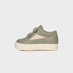 Rick Owens Baby Vintage Sneakers Scarpe in Pelle - Dinge / Milk / Milk | Kith Dinge / Milk / Milk