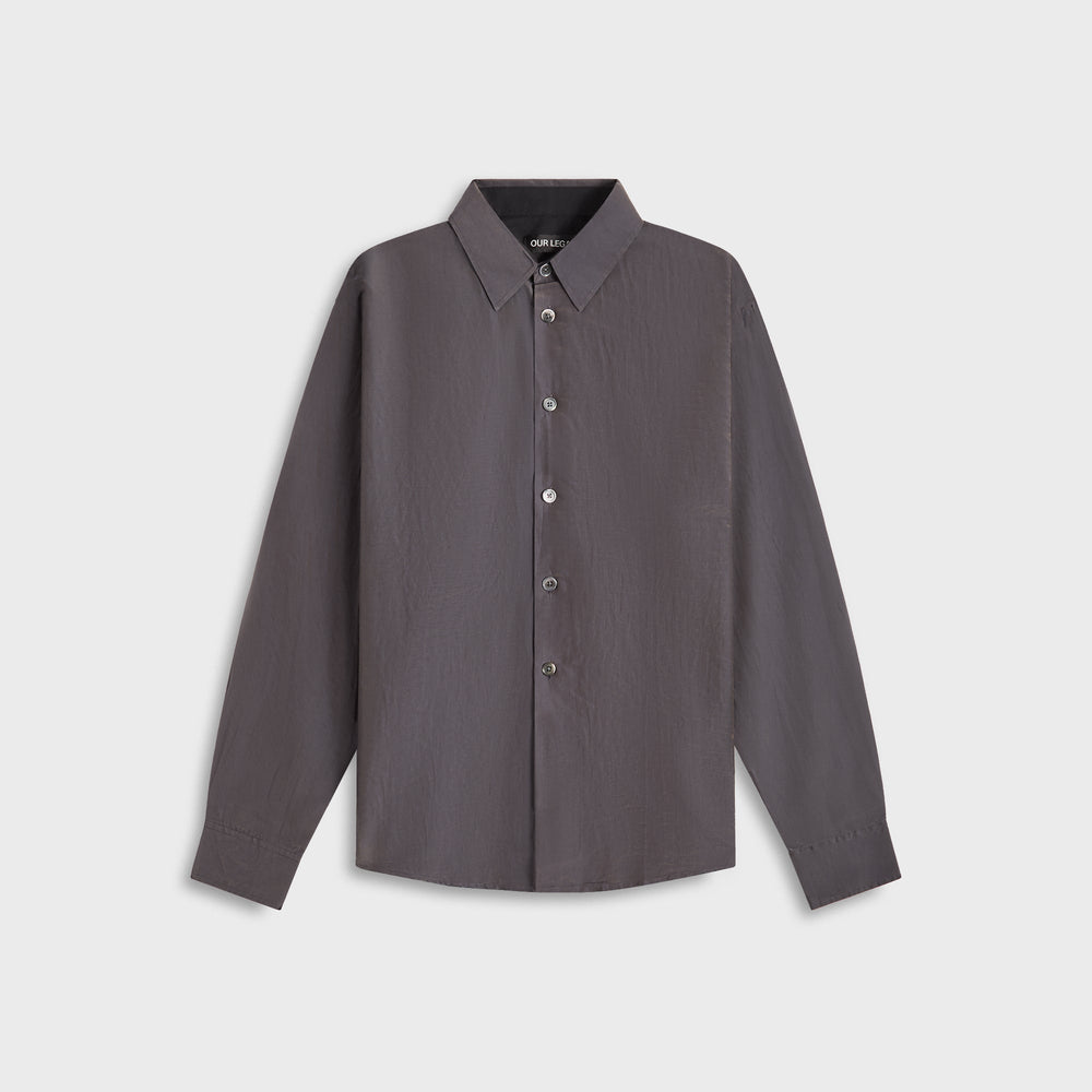 Our Legacy Beyond Shirt - Charcoal Bordeaux | Kith Charcoal Bordeaux
