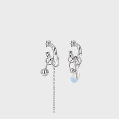 Justine Clenquet Holly Earring - Pearl Blue | Kith Pearl Blue