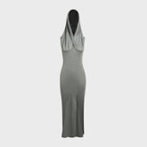 Isa Boulder Lowhood Maxi Dress - Silver Slate | Kith Silver Slate