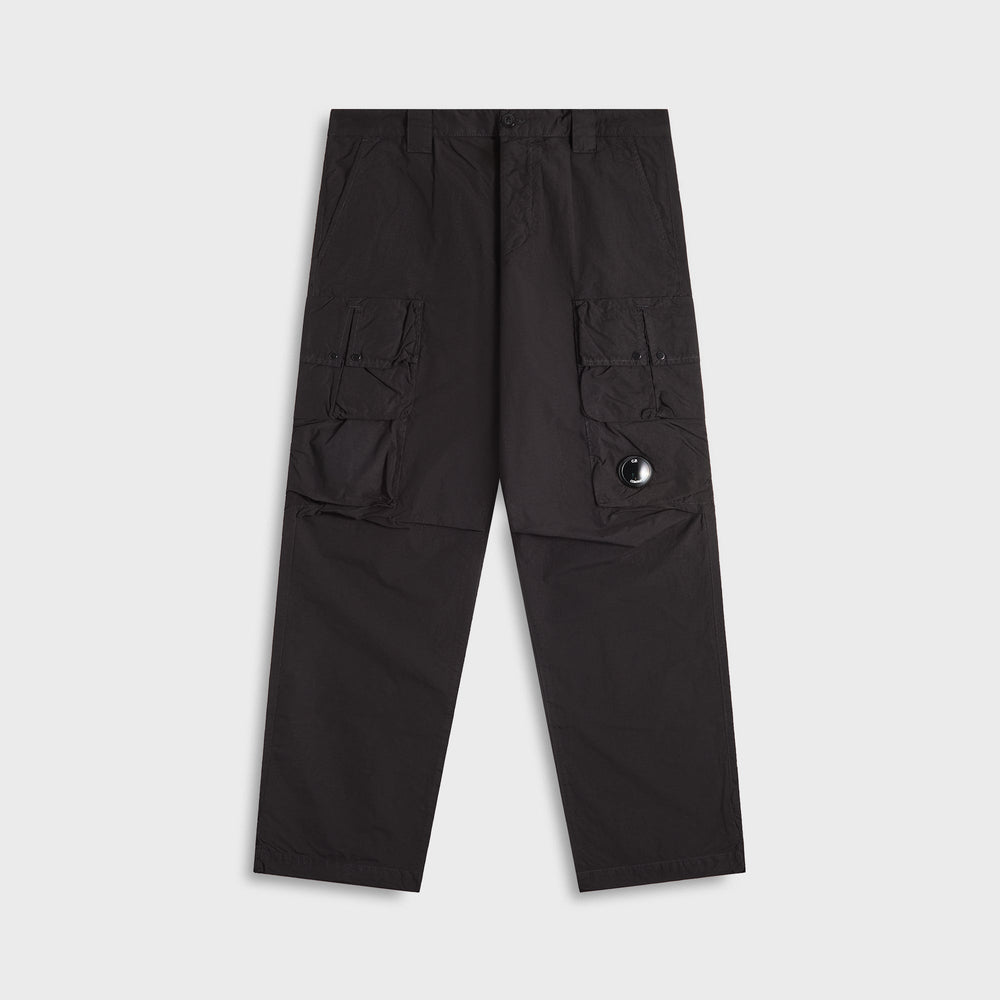 C.P. Company Flatt Nylon Cargo Pants - Black | Kith Black