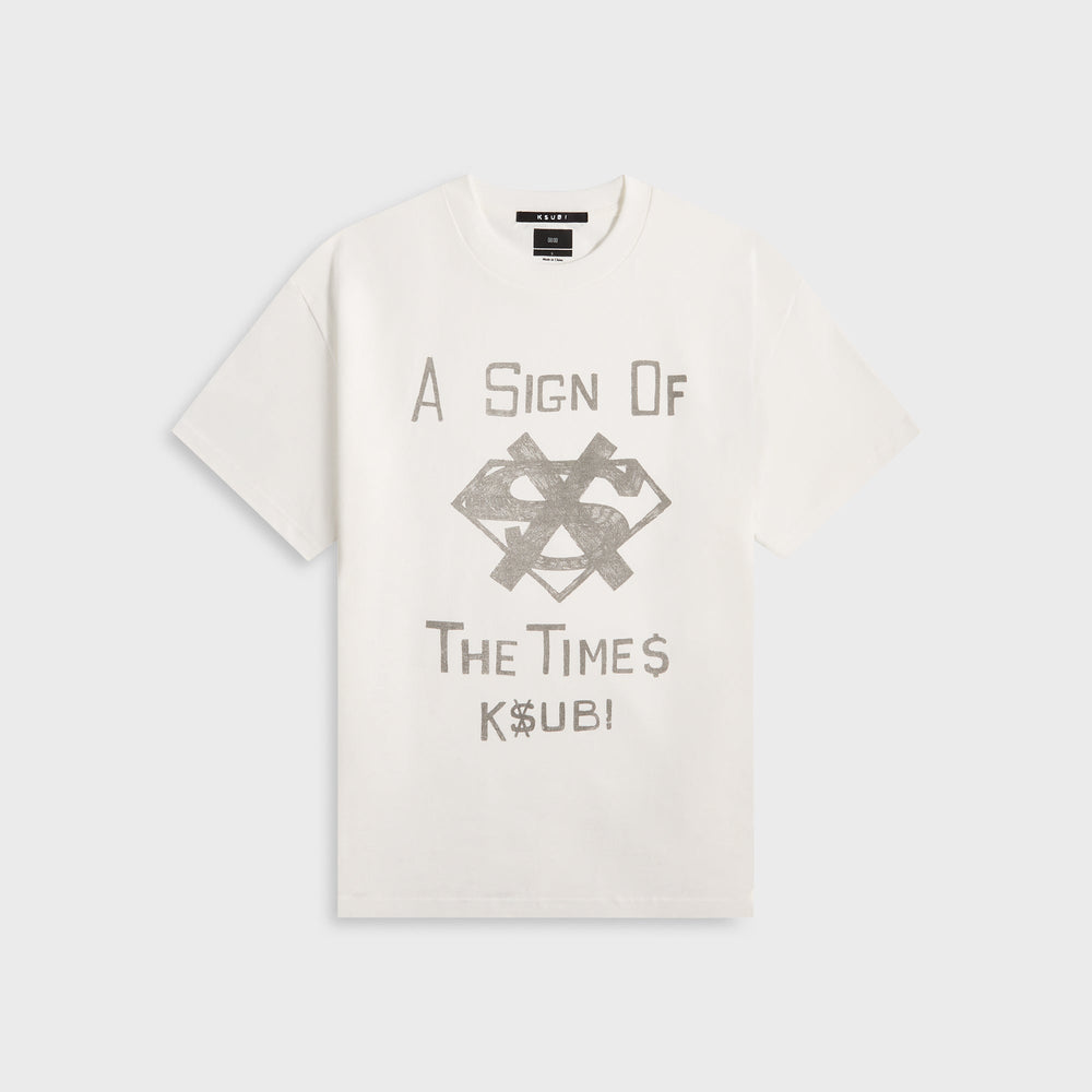 Ksubi The Sign Ekcess Tee - Antique White | Kith Antique White