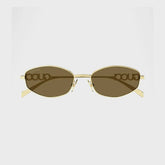 Gucci GG Metal Frames 02S - Gold | Kith Gold