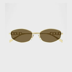 Gucci GG Metal Frames 02S - Gold | Kith Gold