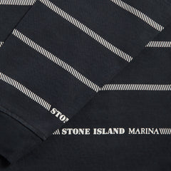 Stone Island Combed Organic Cotton Sweatshirt - Blue Marine | Kith Blue Marine
