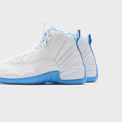 Jordan Air Jordan 12 Retro - White / Metallic Silver / University Blue | Kith White / Metallic Silver / University Blue