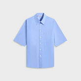 Auralee Suvin High Count Cloth Stripe Half Sleeved Shirt - Blue Stripe | Kith Blue Stripes