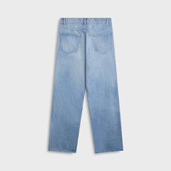 Auralee Selvedge Faded Light Denim Wide Pants - Light Indigo | Kith Light Indigo