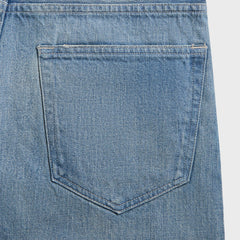 Auralee Selvedge Faded Light Denim Wide Pants - Light Indigo | Kith Light Indigo