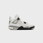 Jordan GS Air Jordan 4 Retro - Summit White / Fire Red / Tech Grey / B | Kith Summit White / Fire Red / Tech Grey / Black