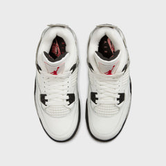 Jordan GS Air Jordan 4 Retro - Summit White / Fire Red / Tech Grey / B | Kith Summit White / Fire Red / Tech Grey / Black