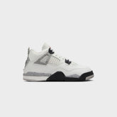 Nike PS Air Jordan 4 Retro - Summit White / Fire Red / Tech Grey / Bla | Kith Summit White / Fire Red / Tech Grey / Black