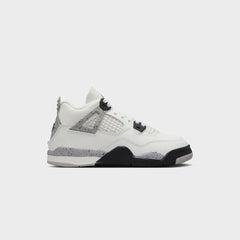 Nike PS Air Jordan 4 Retro - Summit White / Fire Red / Tech Grey / Bla | Kith Summit White / Fire Red / Tech Grey / Black