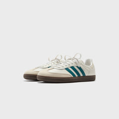 adidas WMNS Samba OG - Cloud White / Legacy Teal / Wonder White | Kith Cloud White / Legacy Teal / Wonder White