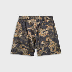 Maharishi 1549 Dragon Swim Shorts - Black | Kith Black