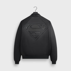 Superman | Kith Satin Bomber Jacket - Black | Kith Black