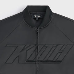 Superman | Kith Satin Bomber Jacket - Black | Kith Black