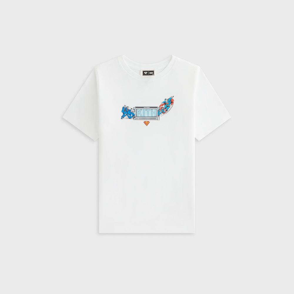 Superman | Kith Kids Booth Vintage Tee - White | Kith White