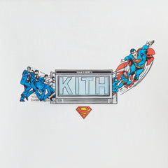 Superman | Kith Kids Booth Vintage Tee - White | Kith White