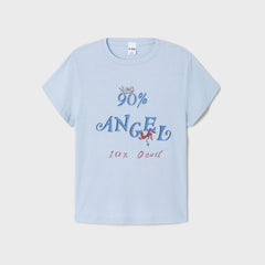 ReDone Classic Tee Angel Devil - Light Blue | Kith Light Blue