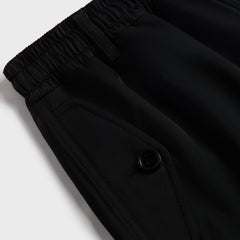 Marni Taffeta Drawstring Cargo Workwear Gabardine Pant - Black | Kith Black