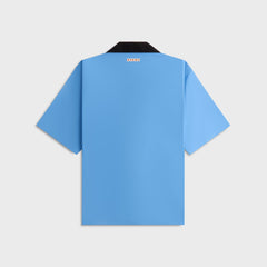 Marni Organic Cotton Poplin Short-Sleeved Bowling Shirt - Sapphire Blu | Kith Sapphire Blue