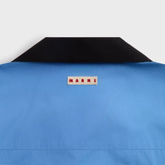 Marni Organic Cotton Poplin Short-Sleeved Bowling Shirt - Sapphire Blu | Kith Sapphire Blue