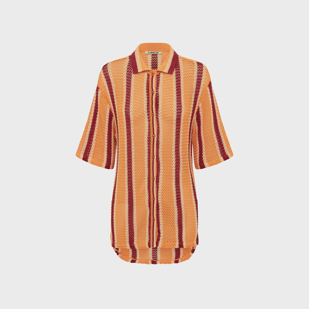 It's Now Cool The Crochet Shirt - Rodeo Stripe | Kith Rodeo Stripe
