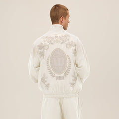 Kith for Wilson Embroidered Mesh Track Jacket - White | Kith White