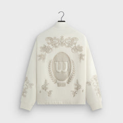 Kith for Wilson Embroidered Mesh Track Jacket - White | Kith White