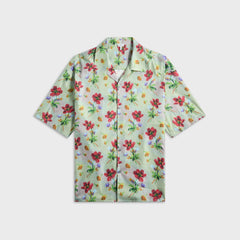 Loewe Short Sleeve Shirt - Green / Red | Kith Green / Red