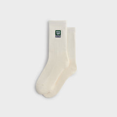 Kith for Wilson Logo Crew Socks - White | Kith White