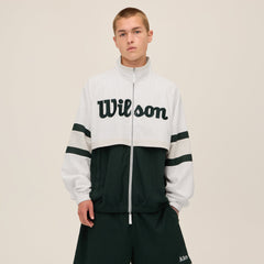 Kith for Wilson Dobby Track Jacket - White | Kith White