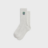 Kith for Wilson Logo Crew Socks - Light Heather Grey | Kith Light Heather Grey